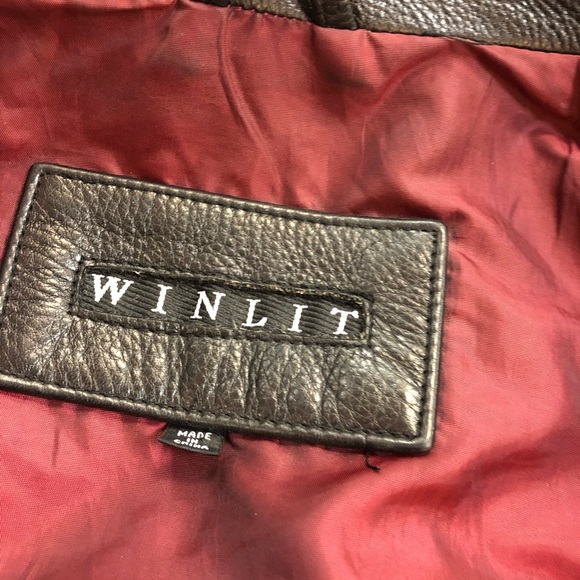 Vintage leather black jacket barely used medium - Picture 8 of 13